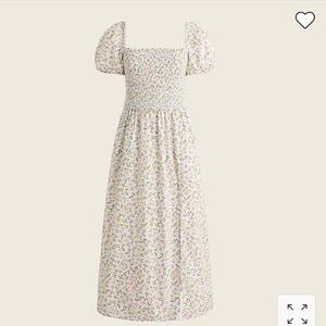 J. Crew smocked dress in‎ meadow floral size small BG454